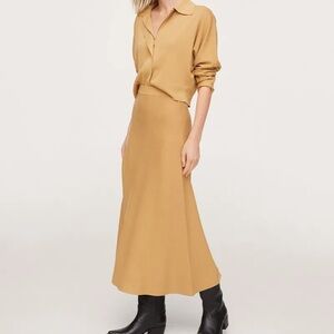 Mango Long Knitted Skirt